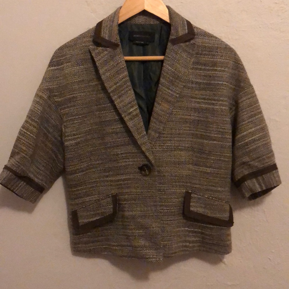 BCBG MaxAzria short sleeve blazer